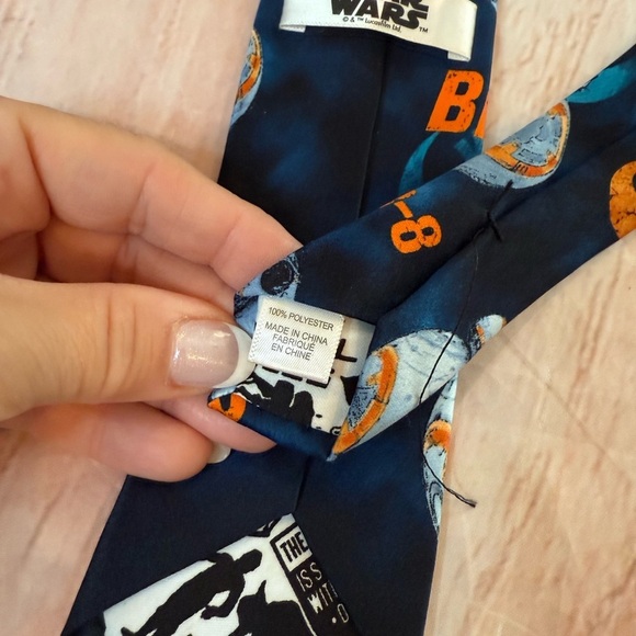 Men’s Star Wars BB8 Polyester Neck  Tie Work Office Business - Picture 3 of 3